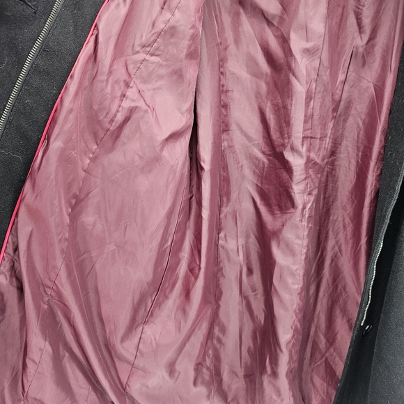 Tommy Hilfiger Navy Women's Single-breasted Wool-blend Coat Size Large - Picture 7 of 10